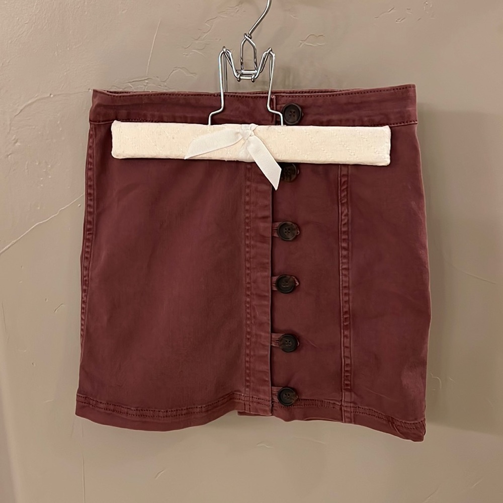 ALTAR’D STATE• Button front mini skirt | Size XS
